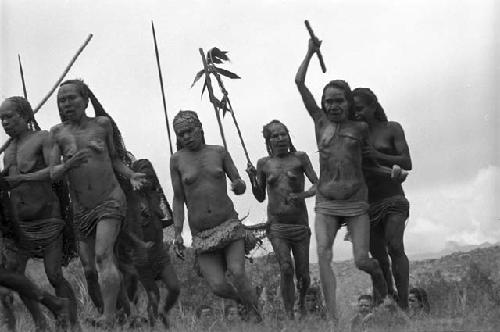 Group of women seen mds circling clockwise at Etai on Liberek