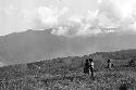 People standing at the edge of the Liberek