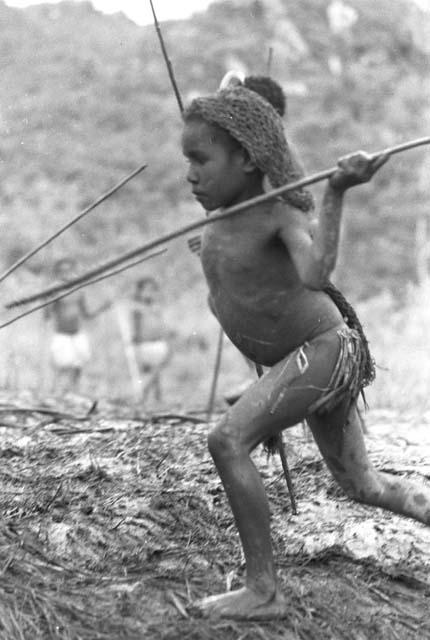 Little girl playing sikoko wasin