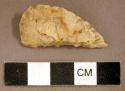 Chipped stone, projectile point, triangular, beaked