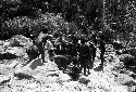 Michael Rockefeller and others near the salt wells