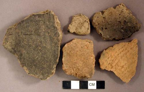 Ceramic, earthenware, body sherds with impressed decoration