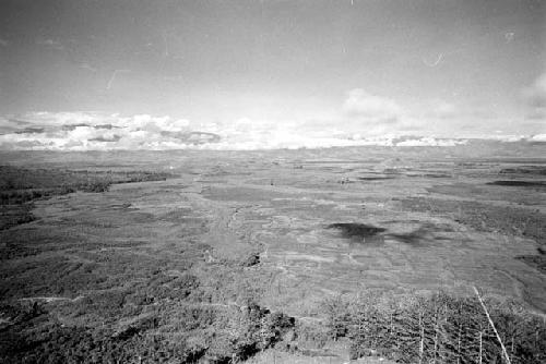 A view out almost directly to the Siobara and Tukumba