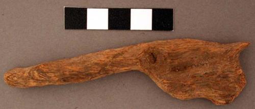 Piece of ironwood. l: 11.1 cm.