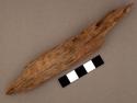 Wood, worked flat fragment, tapered ends