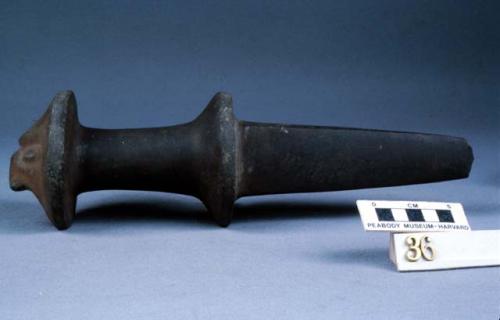 Carved stone 'chisel' or dagger.