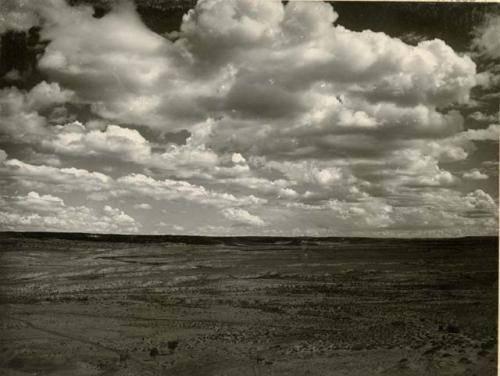 Landscape and clouds