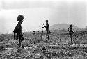 Woman crosses the front on the salt trail