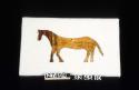 Rawhide cutout of a horse: Used in Sun Dance

