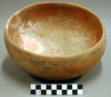 Restored kinishba red pottery bowl
