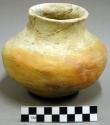 Small san bernardino yellow pottery jar