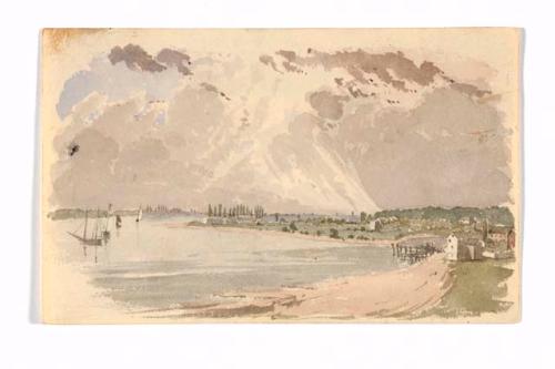 "View from Mr. Williamson's house at Norfolk, VA, showing old Fort Norfolk.1841"