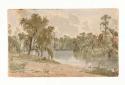 "View on the Suwanne River from Fort Fanning, Florida, Sept.3, 1840"