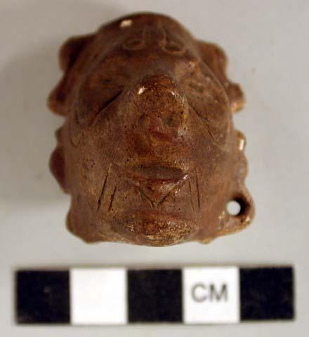 Cast of effigy, anthropomorphic head