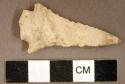 Chipped stone, projectile point, corner-notched, serrated