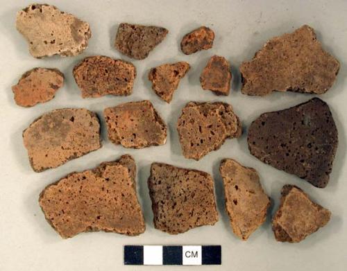 Coarse earthenware body sherds, undecorated