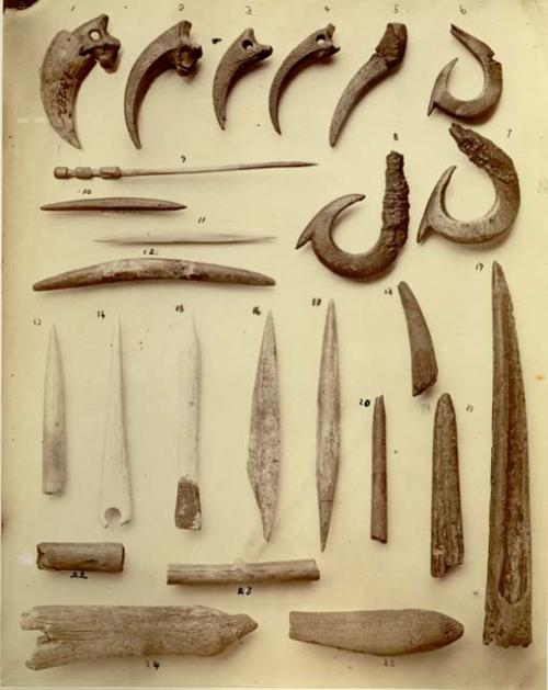 Wood and bone implements