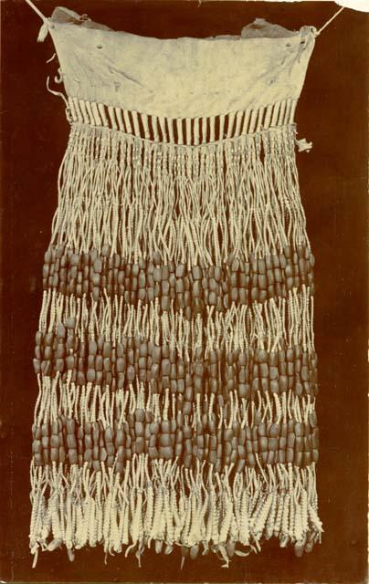 Hupa Apron, made of shells and beads