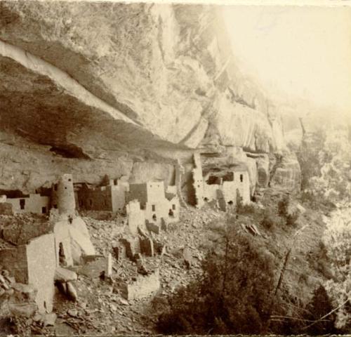 Ruins of Cliff Palace from North