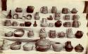 Cliff Dwellings pottery: ladles, cups, jars, bowls