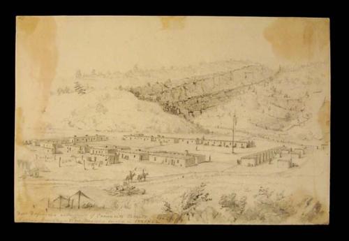 "Fort Defiance, at the mouth of the Canoncito Benito, Navajo County, New Mexico"