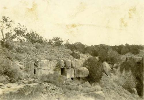 Cliff dwelling in Yellow Jacket Cañon