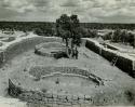 Sun Temple, man in center by tree