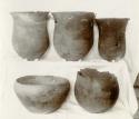 Five reconstructed pots