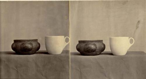 Cup found at a depth of 8 feet, resting in an inverted position. P. R. Hoyler.