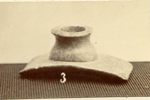 Stone pipe in Museum of Davenport  Academy of Sciences