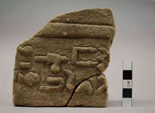 Wall fragments, limestone, with heiroglyphs