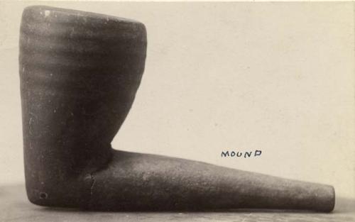 Pipe from mound