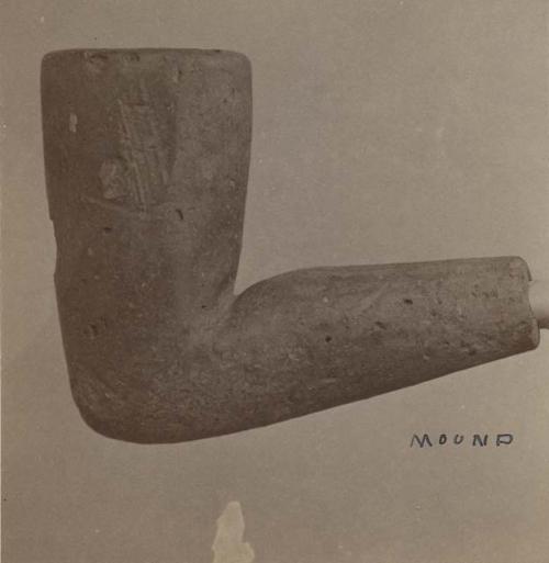 Pipe from mound