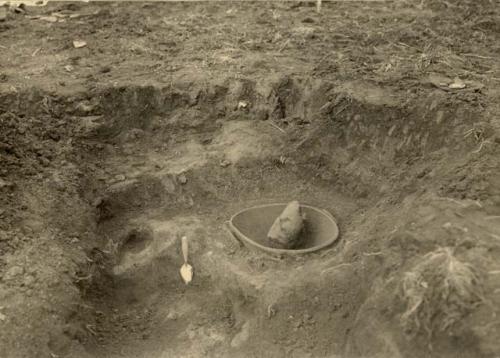 Salt Pan as found in excavation