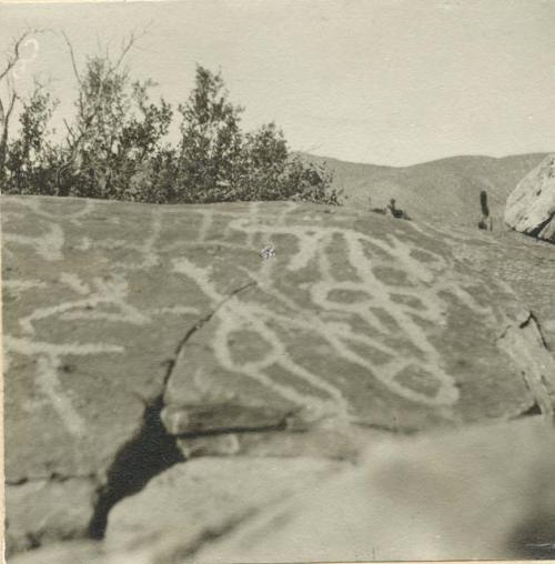 Pictographs near Jean, Nevada.