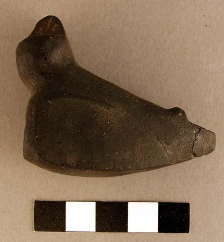 CAST of effigy pipe, bird