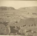 Northeast wall of Pueblo Bonito