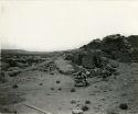 Men excavating outer south wall