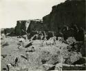 Removing surface rock before excavation