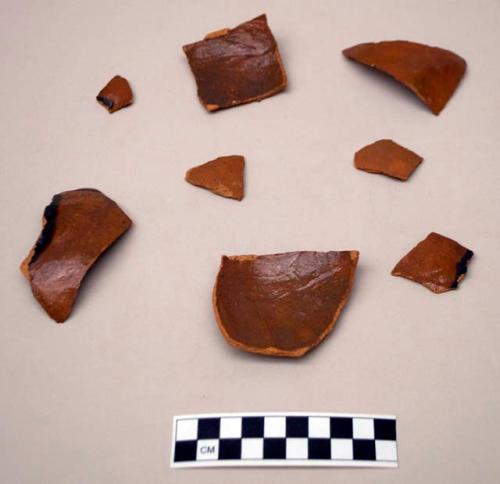 Set of pottery sherds