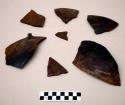 Set of pottery sherds