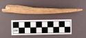Bone awl(?) l: 13.3 cm.