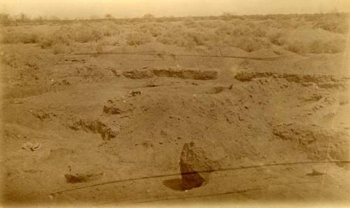 Photographs of excavation at Los Muertos, Arizona.