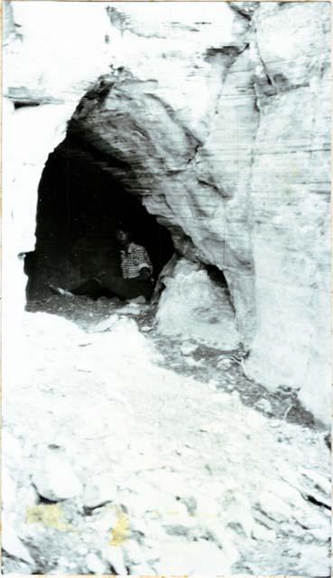 One of the caves in the series of caves.