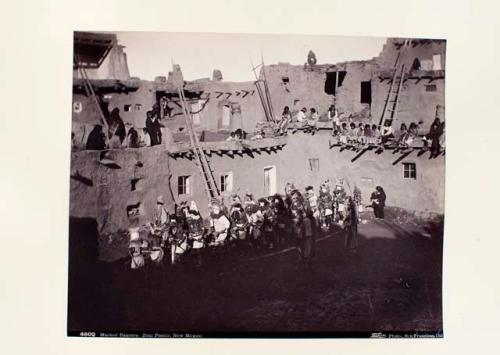 Masked Zuni dancers