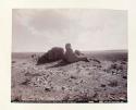 Ruins of first church built by Spaniards, north of Mexico, near Zuni