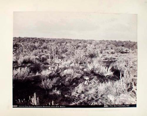 Ancient Zuni ruins on Thunder Mountain, Zuni, New Mexico