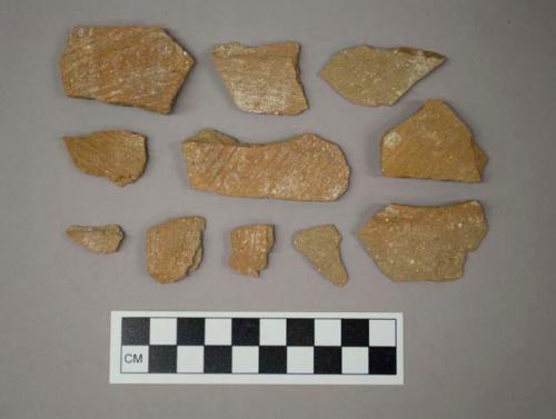 Sherds, probably part of Class B handled jar