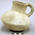 Ceramic pitcher, light  grey