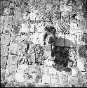 Mask on Temple of Warriors at Chichen Itza